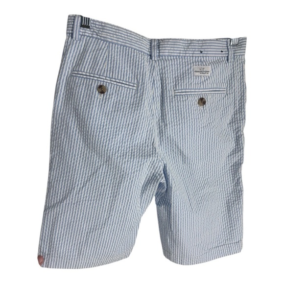 Vineyard Vines Boys Breaker shorts Striped Sz 16 Blue - Picture 3 of 5